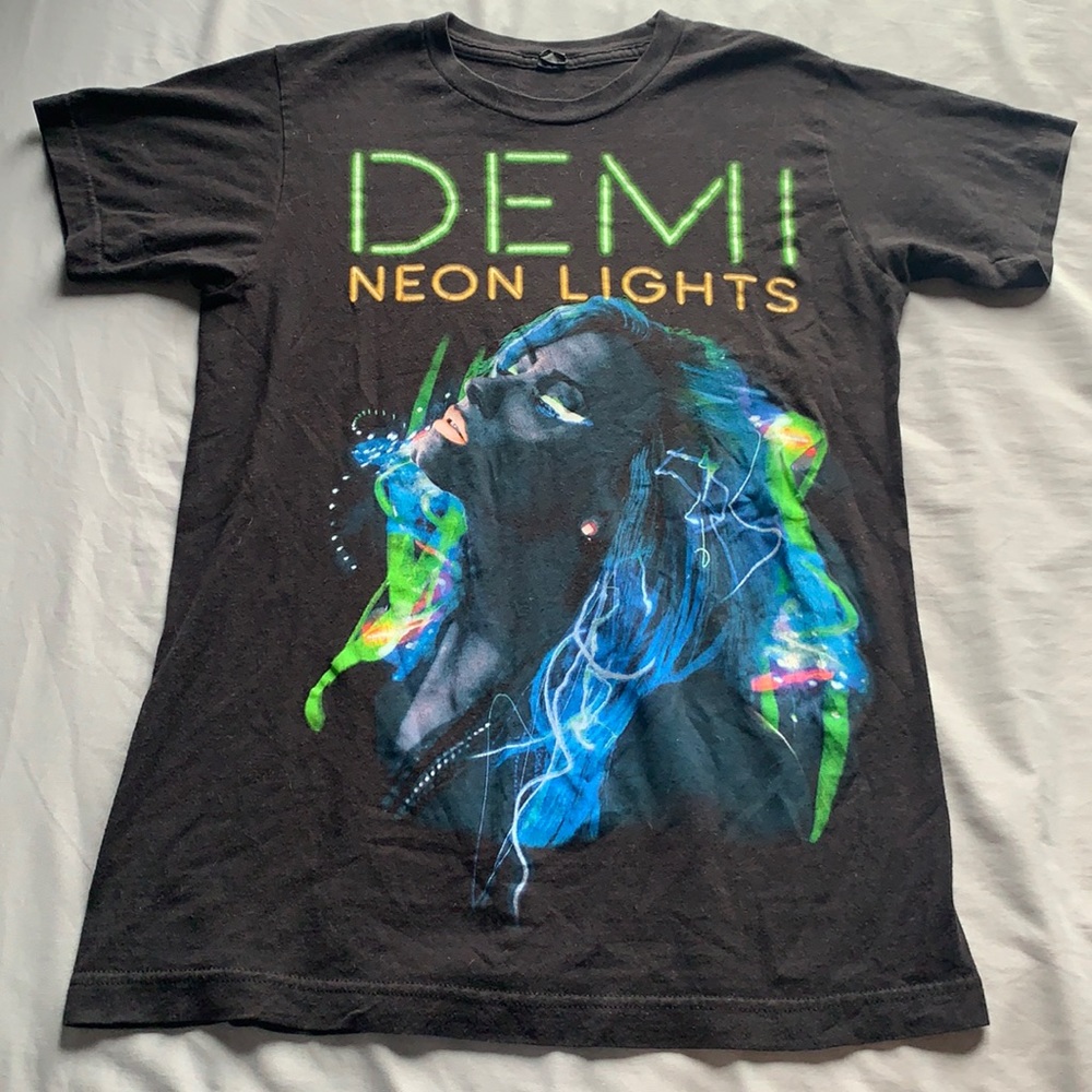 Demi Lovato Neon Lights Concert T-shirt